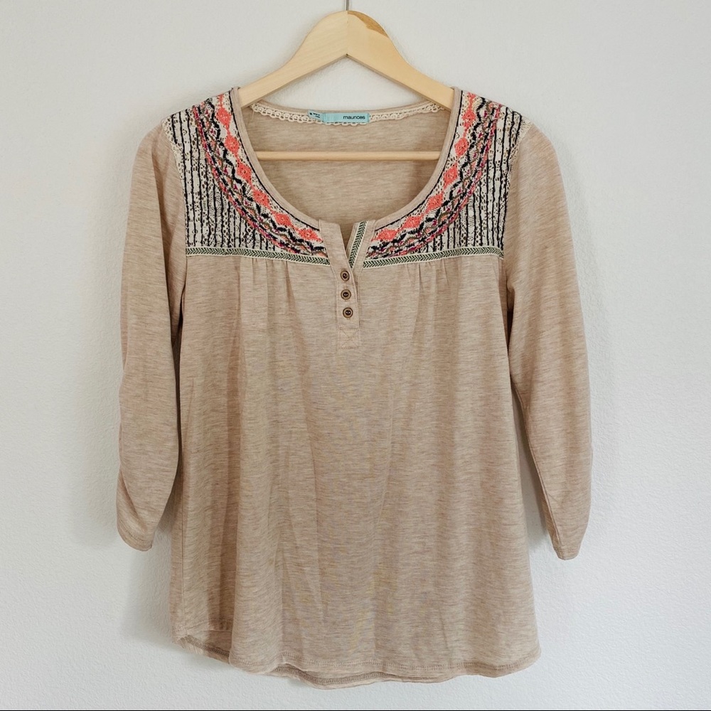 Maurice’s Quarter sleeve top